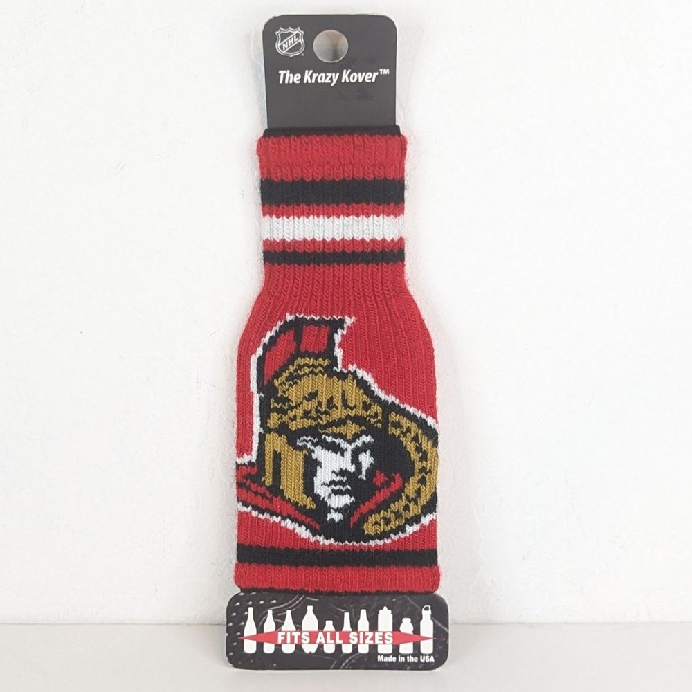 NHL Ottawa Senators The Krazy Kover Bottle Koozie by Kozer
